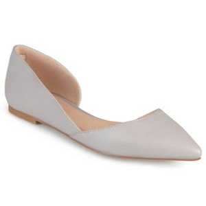Journee Collection Women's Cortni Slip On Pointed Toe D'Orsay Flats - 1 of 4