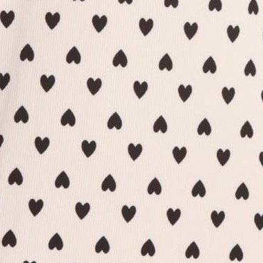 mini hearts - cream