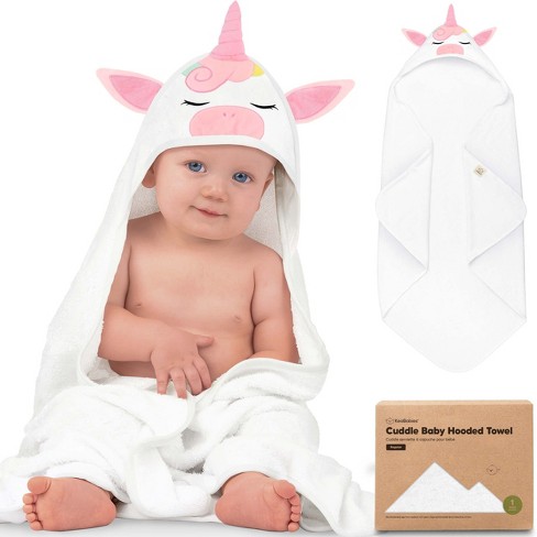 Keababies Cuddle Baby Hooded Towel Organic Baby Bath Towel Hooded Baby Towels Baby Beach Towel For Newborn Kids unicorn Target