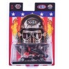 1969 Ford Mustang NHRA Funny Car Black Metallic with Red Stripes and Graphics Limited Ed 1/64 Diecast Model car by M2 Machines - 3 of 3