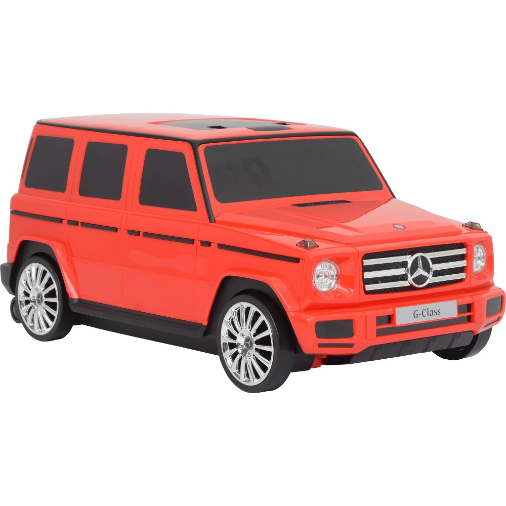 Photos - Travel Accessory Best Ride on Cars Mercedes G Class Convertible Carry On Suitcase - Red