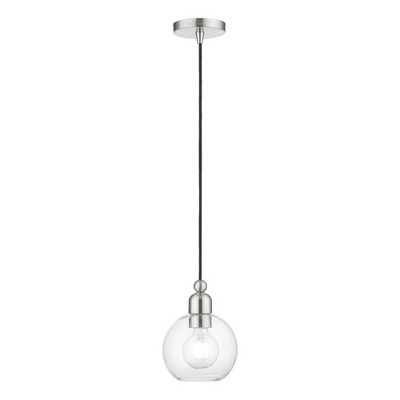 Livex Lighting Downtown 1 - Light Pendant in  Brushed Nickel