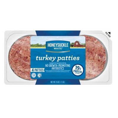 Honeysuckle White Savory Seasoned Turkey Burger Patties - 18.8oz/4pk