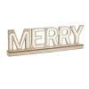LED Joy and Merry Tabletop Sign (Set of 2) - 3 of 4