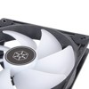 SilverStone Technology VISTA 140 ARGB Translucent PC fan blade black PBT  frame HDB bearing 1600RPM 4pin-PWM 500mm cable 4-1pin ARGB 800+300mm cable - 4 of 4