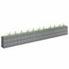 vidaXL Gabion Raised Bed Silver Galvanized Steel - 177.2" x 11.8" x 23.6" - 2 of 4
