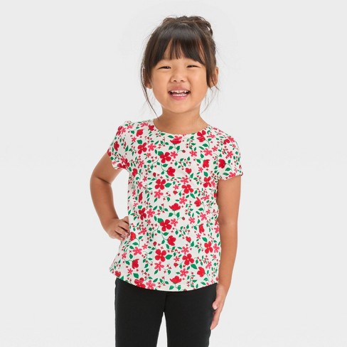 Girls cream hot sale shirt