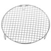 Unique Bargains Stainless Steel Barbecue Grill Net Round Cooling Rack Silver - 3 of 4
