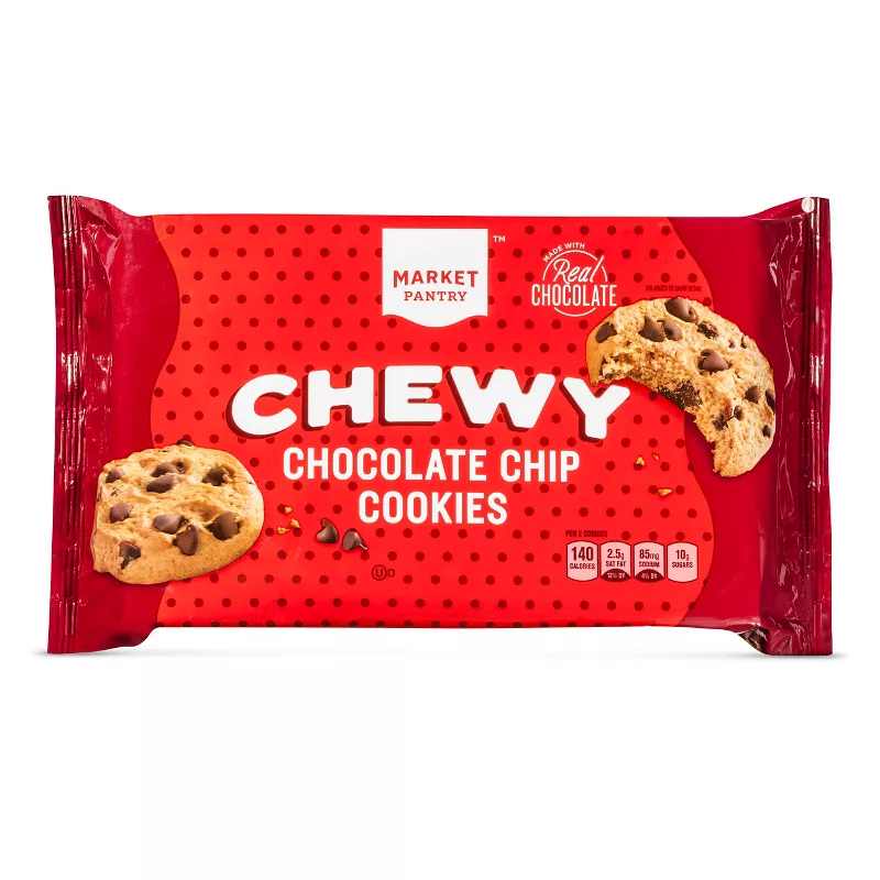 Market Pantry Chewy Chocolate Chip Cookies - 13oz Italy