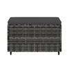 vidaXL Footstool Dark Gray 27.6 in.x21.7 in.x16.1 in. Microfiber Fabric - 4 of 4