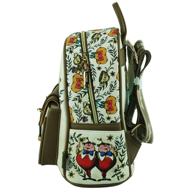 Alice in Wonderland WondaPop 11" Vegan Leather Fashion Mini Backpack, 5 of 6