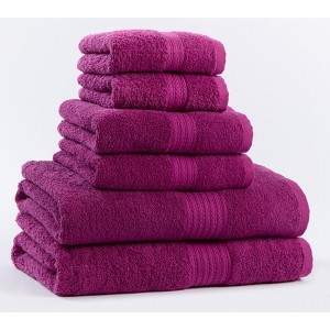 BrylaneHome BH Studio 6 Piece Bath Towel Set - 1 of 3