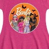 Girls' - Barbie - Barbie Friends Halloween Fit & Flair Cap Sleeve Dress - 2 of 2