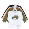 Hudson Baby Infant and Toddler Boy Long Sleeve T-Shirts, Animal Adventure - 2 of 4