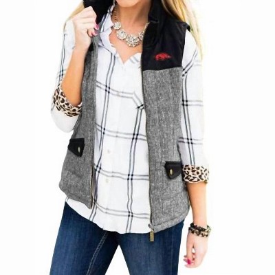 Women's University of Arkansas Prep For It Vest - Gameday Couture