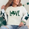 Simply Sage Market Love Clover Puff  Short Sleeve Tee - 2 of 4