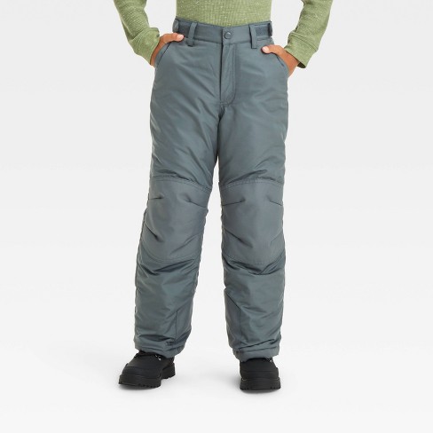 Kids Solid Snow Pants Cat Jack Gray M Target