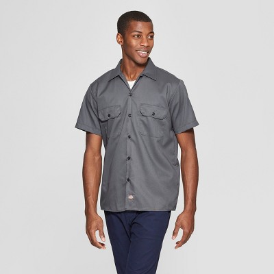 dickies slim work shirt