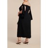 ELOQUII Tie Detail Column Dress - 3 of 3