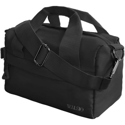 Hachikiko Mini Duffle Bag with Adjustable Strap, Lightweight Sport Bag for Gym, Gymnastics, Dance & Beach(Black)
