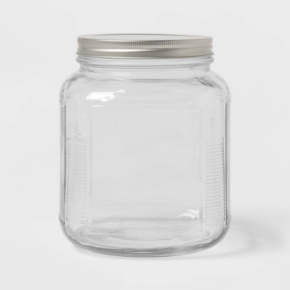Photos - Food Container 64oz Glass Storage Jar - Threshold™