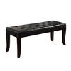 NicBex 16"Wide Upholstered Bench,Modern Ottoman with Wood Legs and Tufted Design for Living Room,Entryway - 2 of 4
