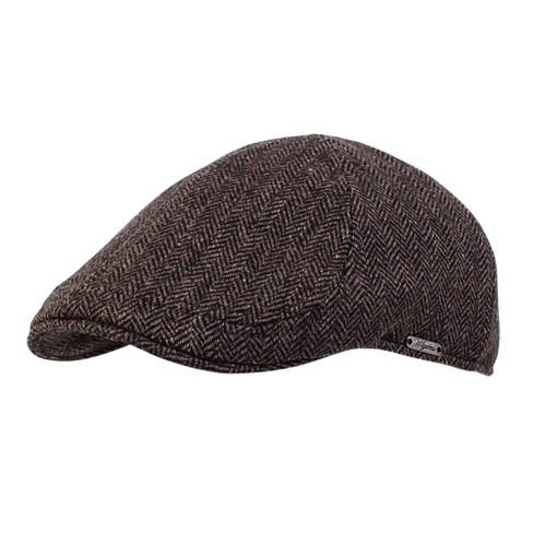 Wigens Men's Herringbone Shetland Pub Cap with Curved Peak - image 1 of 2