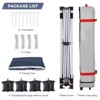10x10 Pop-up Canopy，Patio Tent，Patented One Push Tent for Outdoor Events Commercial Instant Canopies，Canopy Wind Tunnel Design，with Wheeled Bag - 4 of 4