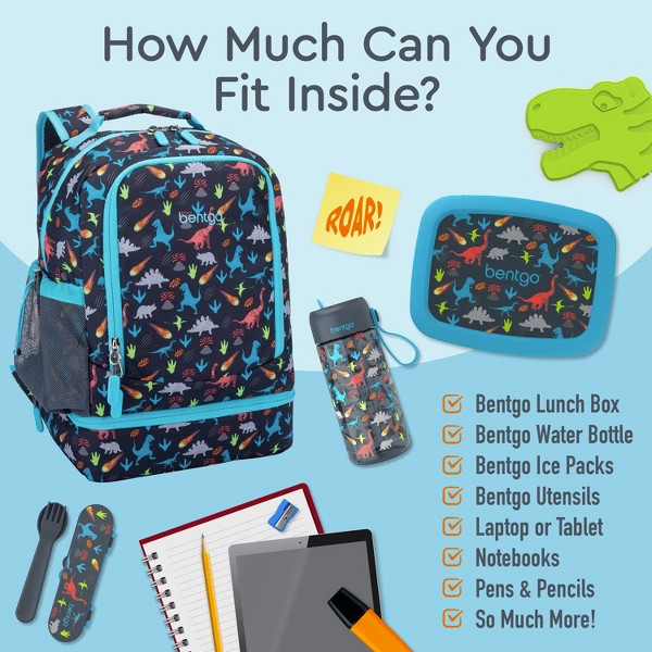 Mochila Bentgo Kids' 2 en 1 de 17" con lonchera aislada 4