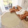 Dalyn Gorbea GR1 Vanilla Area Rug - 4' x 4' Octagon - 4 of 4