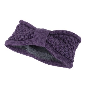 Unique Bargains Comfortable Bow Warm Headband 1 Pc - 1 of 4