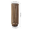JONATHAN Y Sawara Modern Minimalist Faux Rattan Integrated Indoor/Outdoor LED Solar Powered Lantern - 4 of 4
