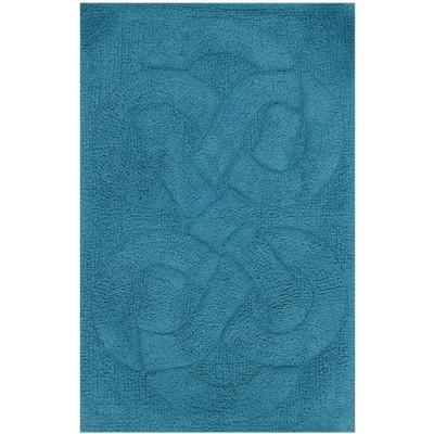 Knightsbridge Tuft Twisted 220 GSF Non Skid Back Bath Rug - 17" x 24"