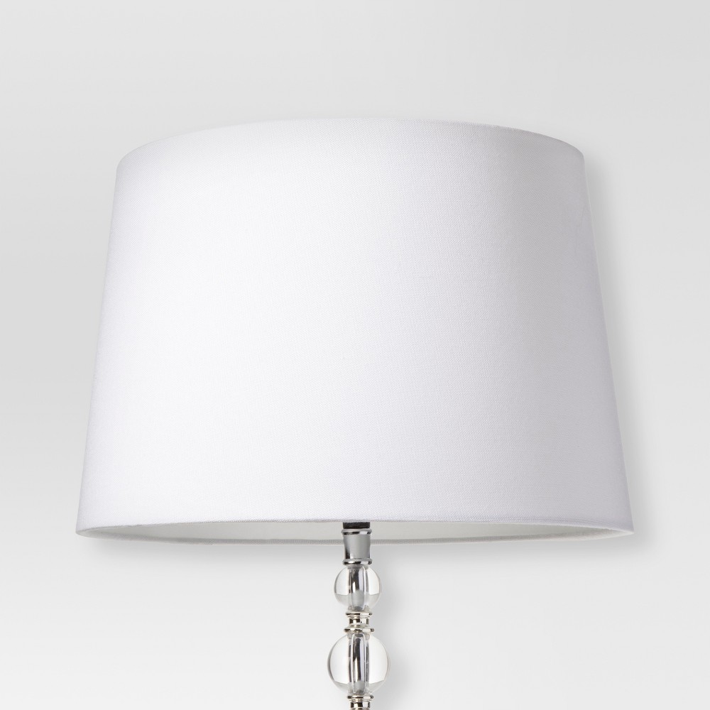 Photos - Floodlight / Street Light Drum Linen Lamp Shade White Large - Threshold™