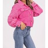 Women's My Kind Of Textured Lightweight Shacket - Oddi - 2 of 3