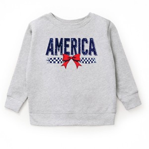 The Juniper Shop America Galaxy Coquette  Youth Sweatshirt - 1 of 4