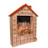 Kurt Adler 19-Inch Battery-Operated Light-Up Advent Calendar House with Nativity Scene - 2 of 4
