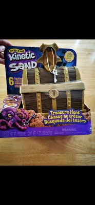 Kinetic Sand, Pave and Play bouwset met voertuig en 227g zwart, voor kinderen vanaf 3 jaar