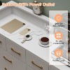 CuisinSmart 8-Drawer Dresser, Wide Bedroom Dresser Chest with Open Space, Modern Chest of Wide Drawers for Living Room, Entryway, Hallway - 4 of 4