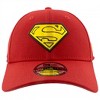 Adult Superman Cape Logo New Era 39Thirty Fitted Hat - 2 of 4