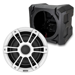 Garmin Fusion SG-S103SPW 3i 10" 600W Marine Subwoofer - White with Sub Box - 1 of 4