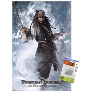 Trends International Disney Pirates of the Caribbean: On Stranger Tides - Jack Unframed Wall Poster Prints - 1 of 4