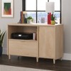 Clifford Place Office Credenza Natural Maple - Sauder: Media Stand with Adjustable Shelf & File Storage - image 2 of 4