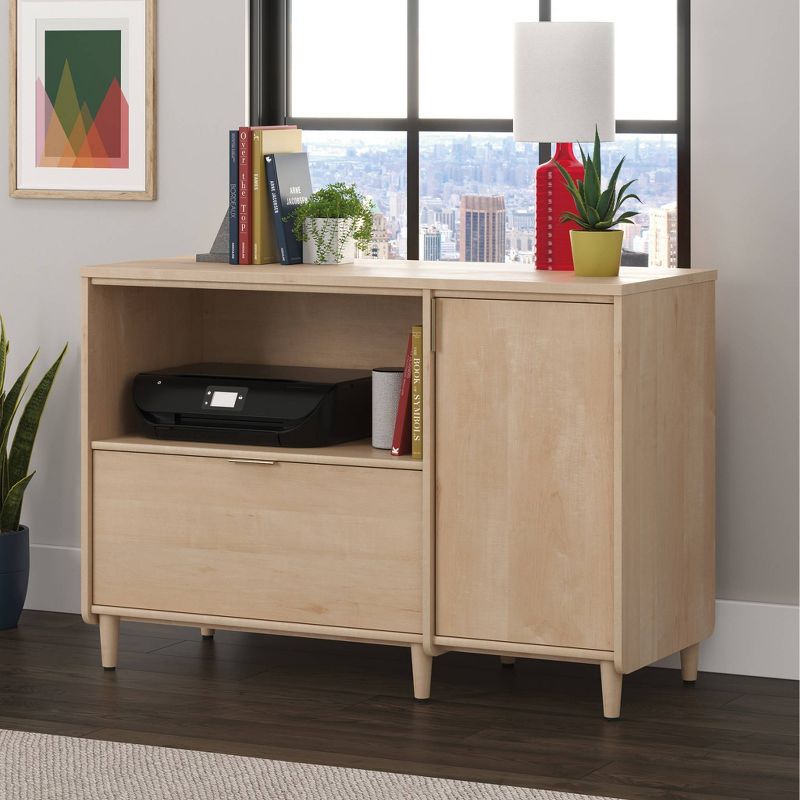 Clifford Place Office Credenza Natural Maple - Sauder, 2 of 7
