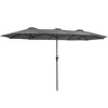 Sonkuki 13 x 7.2Ft Double-Sided Patio Umbrella with Large Canopy Outdoor Table Umbrella for Garden, deck and pool - 2 of 4