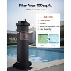 VEVOR Pool Cartridge Filter, 100 sq.ft², Swimming Pool Filter System 6142 GPH, Large Spa Filtration Clean & Clear System, Black - 3 of 4