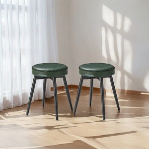 Simple Chair Vanity Chair Dining Bench Barrel Chairs Vanity Stool Chair Roman Chair Upholstered Dining Bench Circle Chair - 1 of 4