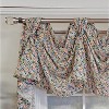 RLF Home 3" Rod Pocket High Quality Fabric Petite Flower 3-S Victory Swag for Windows 54" x 15" Multi - 4 of 4