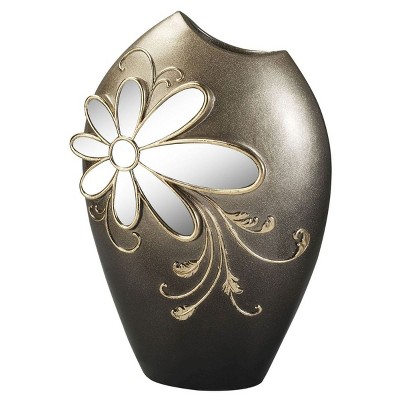 OK Lighting Floral Glamour Decorative Vase