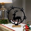 Northlight Star Bright Metal Reindeer Christmas Decoration - 12" - 2 of 4